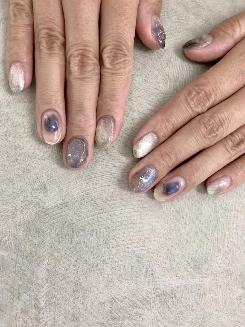 ネイル ニュアンスネイル ハンドネイル 推しネイル | 　aycnailのネイルデザイン