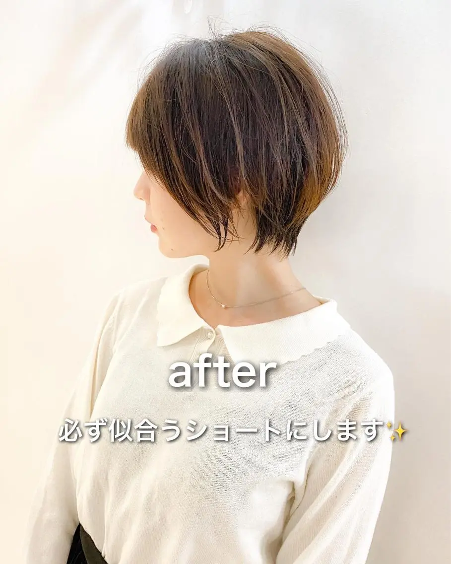 ショート カット 藤田 遼のヘアスタイル