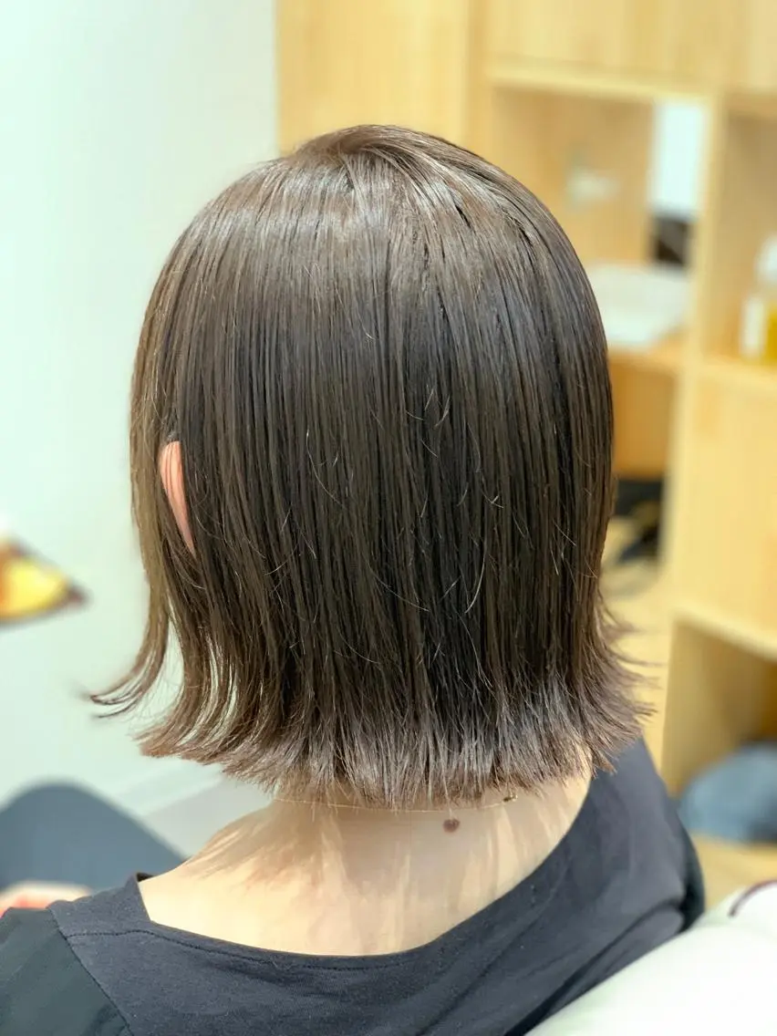 ショート カラー アッシュ 外ハネヘア 【NEW✨】店長‪✄ 杉本亮太のヘアスタイル