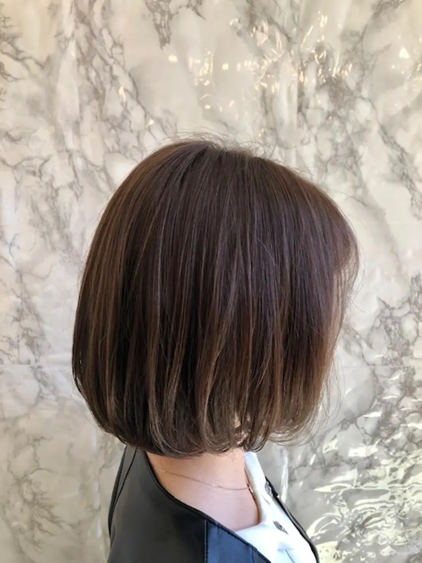 ショート カラー ボブ 🟦西荻窪メンズ特化 美容師🟦Yu-Jiのヘアスタイル