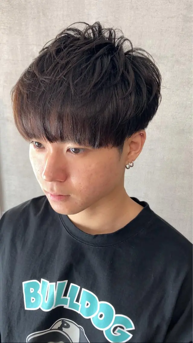 ショート メンズ マッシュ カット 完全個室マンツーマン メンズサロン草野貴樹のヘアスタイル