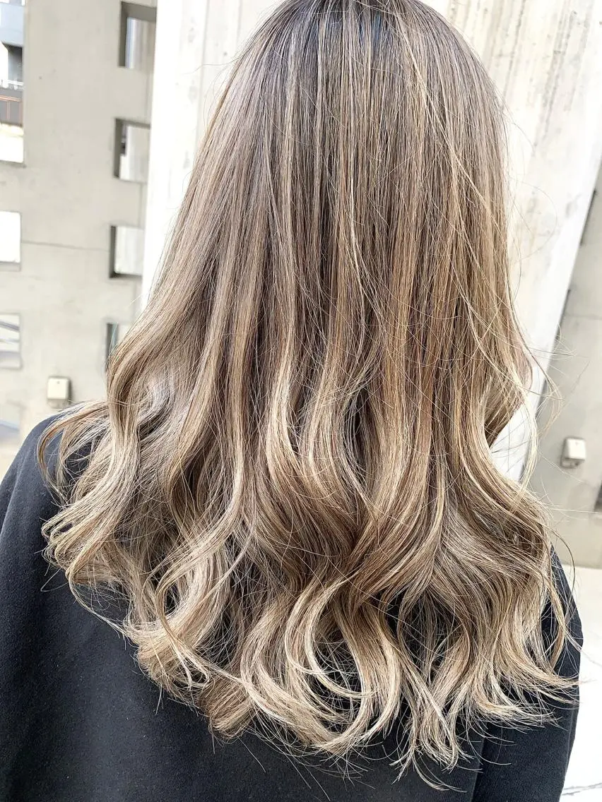 ロング カラー ブロンド 【店長】外国人風 メンズヘア尾上雄輝のヘアスタイル