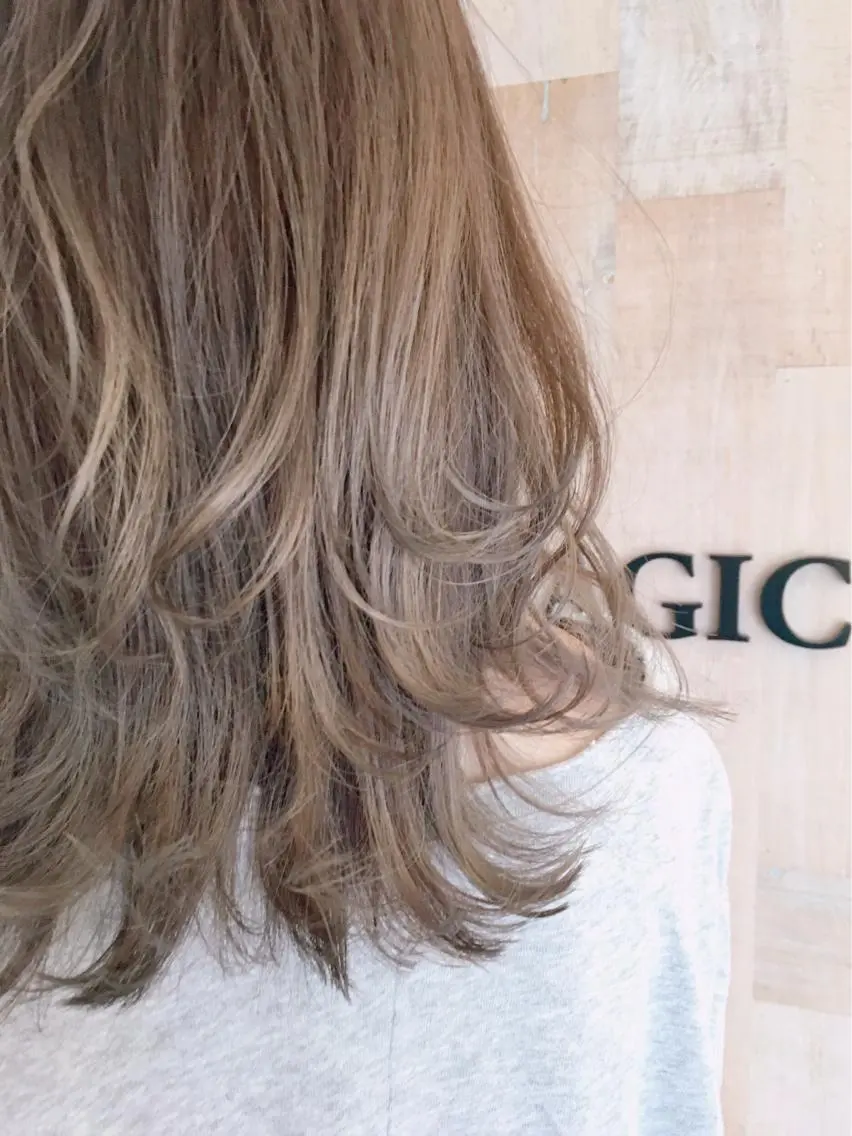 ロング カラー ヘアアレンジ レイヤーカット 大人可愛いをご提案✨ 宮崎　雅美のヘアスタイル