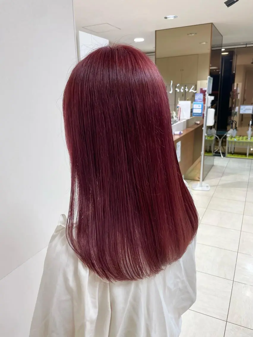 セミロング カラー ヘアアレンジ ヘアカラー トリートメント 【Sweep】おじま のぞみのヘアスタイル