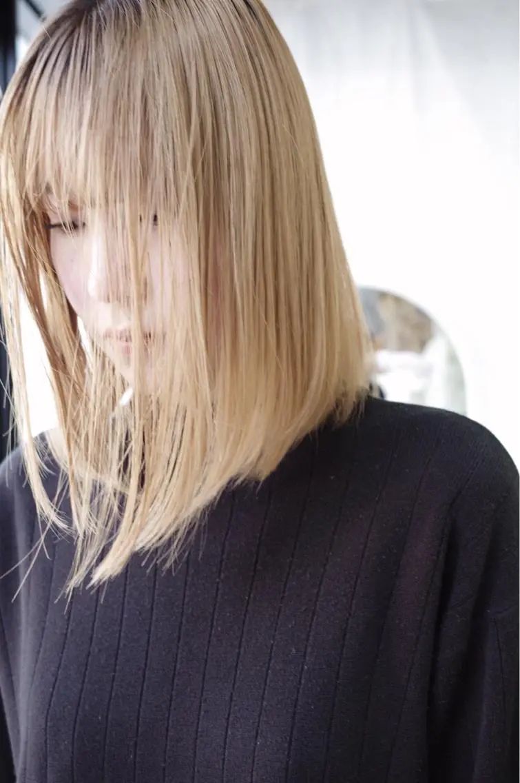 ミディアム カラー ヘアカラー suvvy hairsalonのヘアスタイル