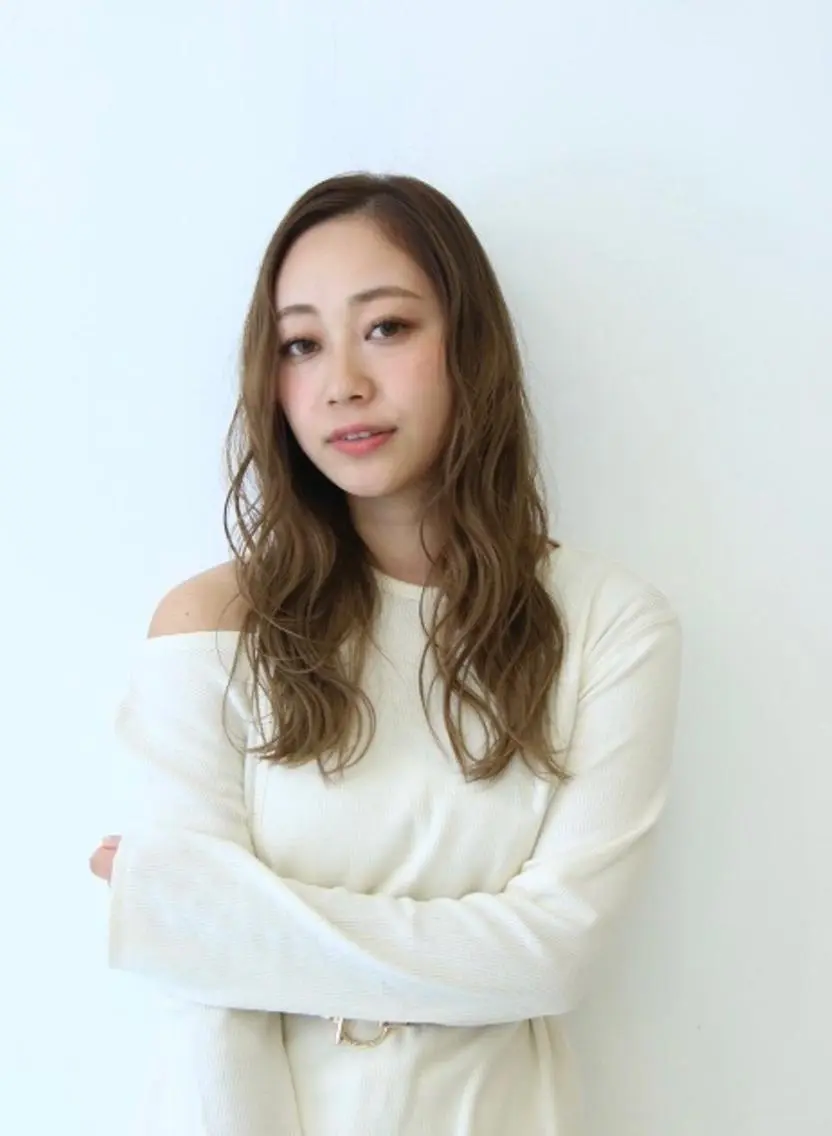 ロング カラー ベージュカラー un 溝の口 伊豆本のマツエク・マツパデザイン