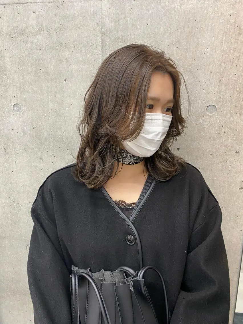 ミディアム 似合わせレディース/ メンズ/あゆかのヘアスタイル