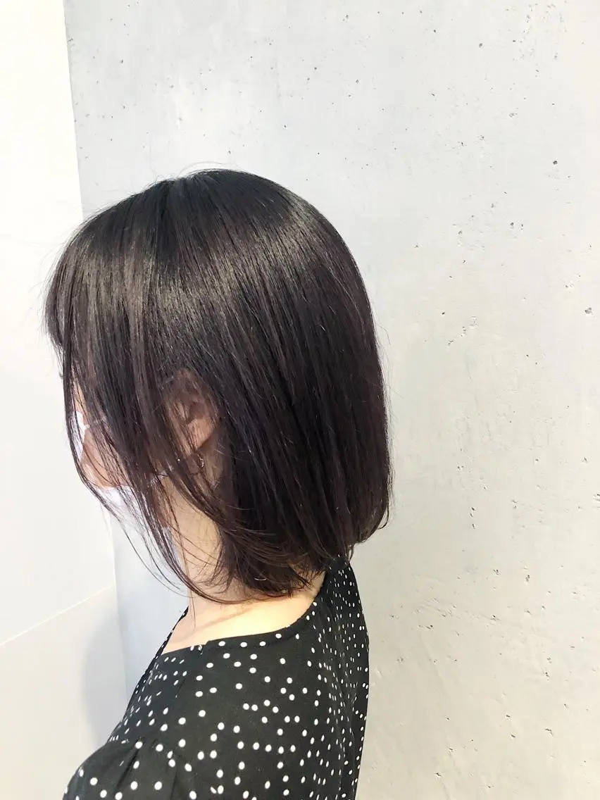 ショート カラー アッシュ ラベンダーカラー ラベンダーアッシュ カット ヘアカラー トリートメント 髪質改善/顔まわり 石原のヘアスタイル