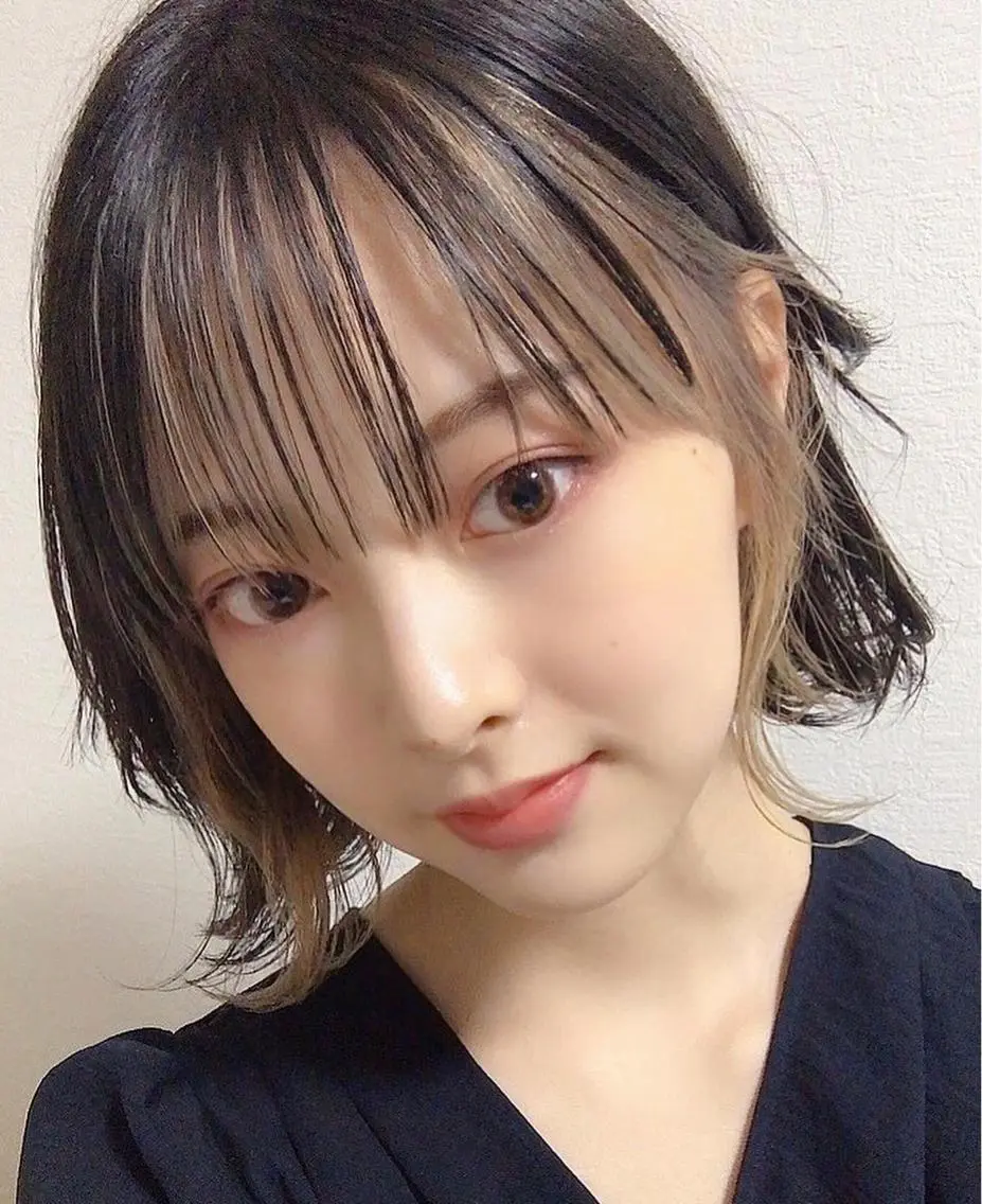 ショート カラー 韓国ヘア/艶カラー /田中悠佑のヘアスタイル