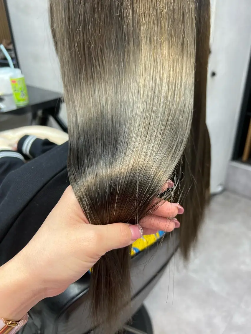 カラー ヘアアレンジ シールエクステ アディクシーカラー アッシュ バレイヤージュ ベージュカラー ヘアカラー トリートメント ar+ ❤︎ maiのヘアスタイル