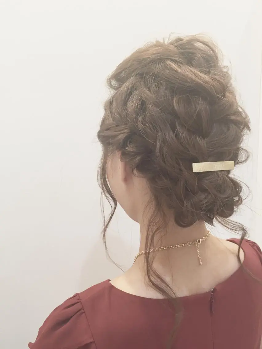 ロング ヘアアレンジ 結婚式・ブライダル ハイトーン×髪質改善 KENTAのヘアスタイル