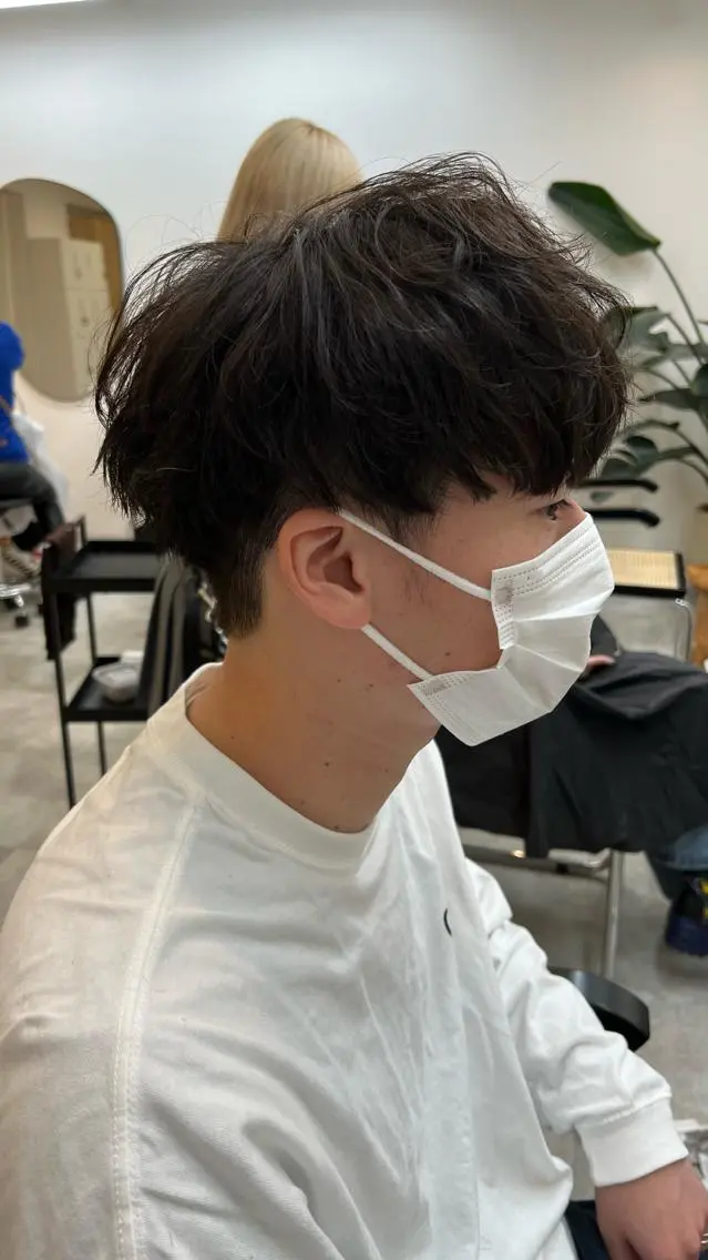パーマ メンズ カット パーマ 🔥メンズ特化🔥 永瀬椋のヘアスタイル