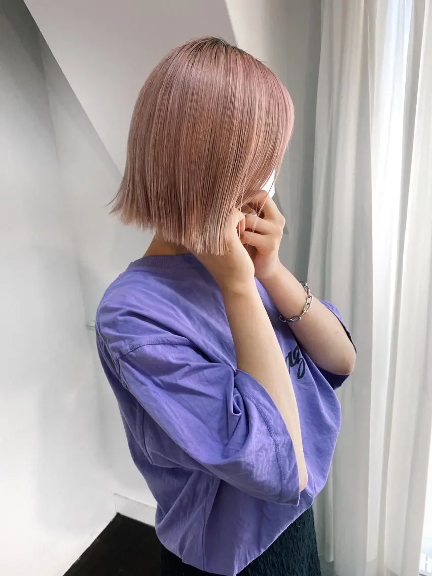 ショート カラー 🧡色落ちまで2度 楽しめる🧡ヨシキのヘアスタイル