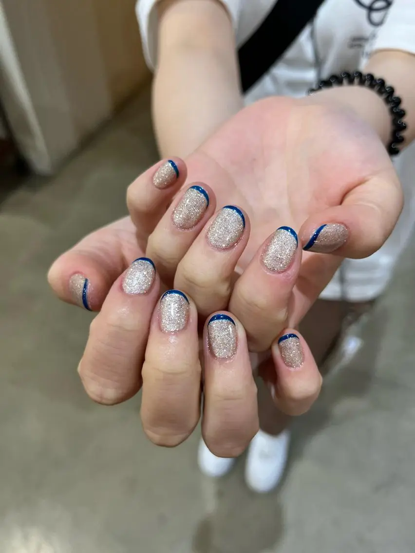 ネイル フレンチネイル 赤根 風南のネイルデザイン