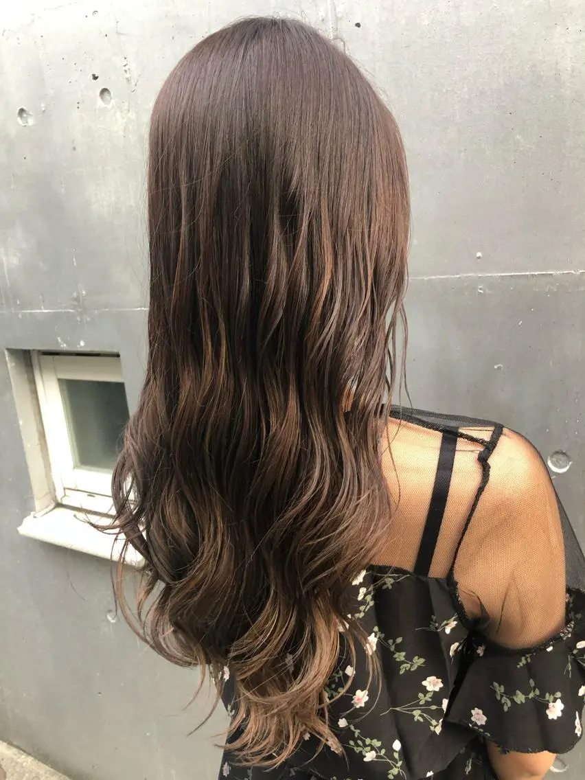 ロング カット ヘアカラー トリートメント お気に入り数2.3万 🏆SHO🏆のヘアスタイル