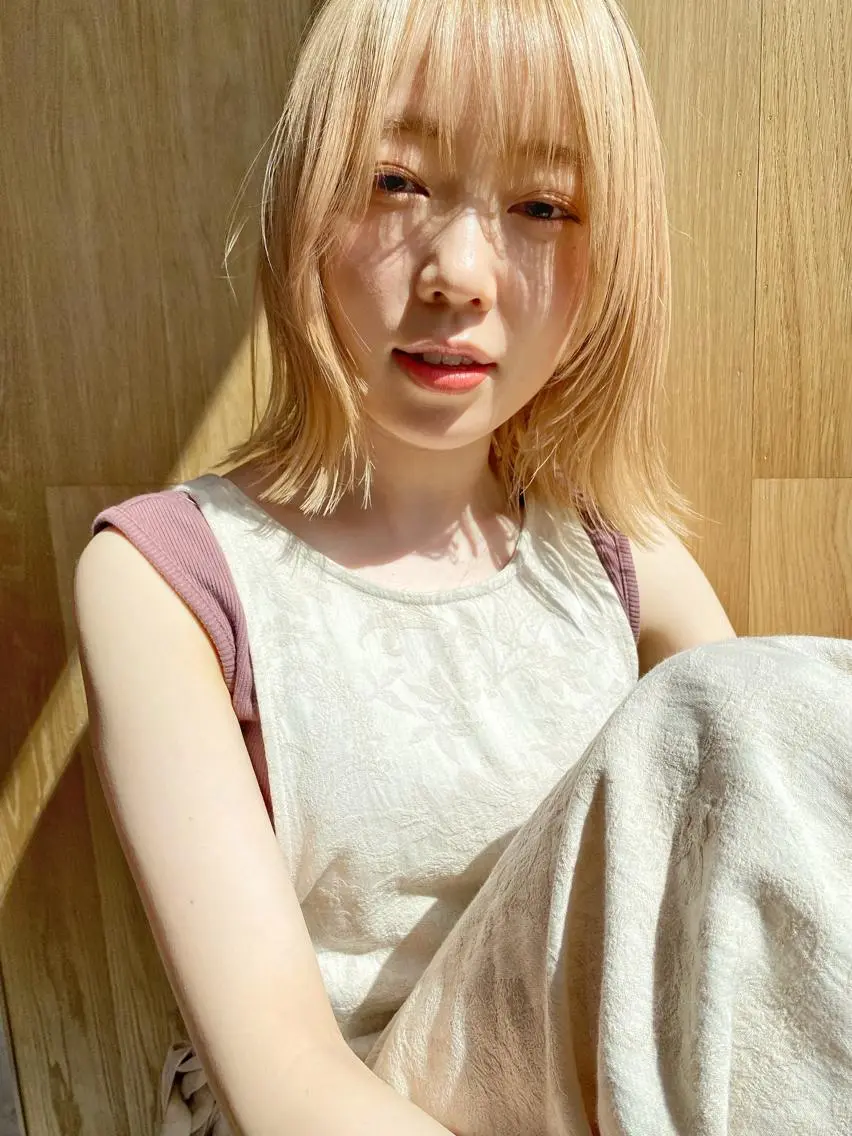 ミディアム カラー ブリーチ ケアブリーチ 🉐メンズヘア特化 men's/ケンイチのヘアスタイル