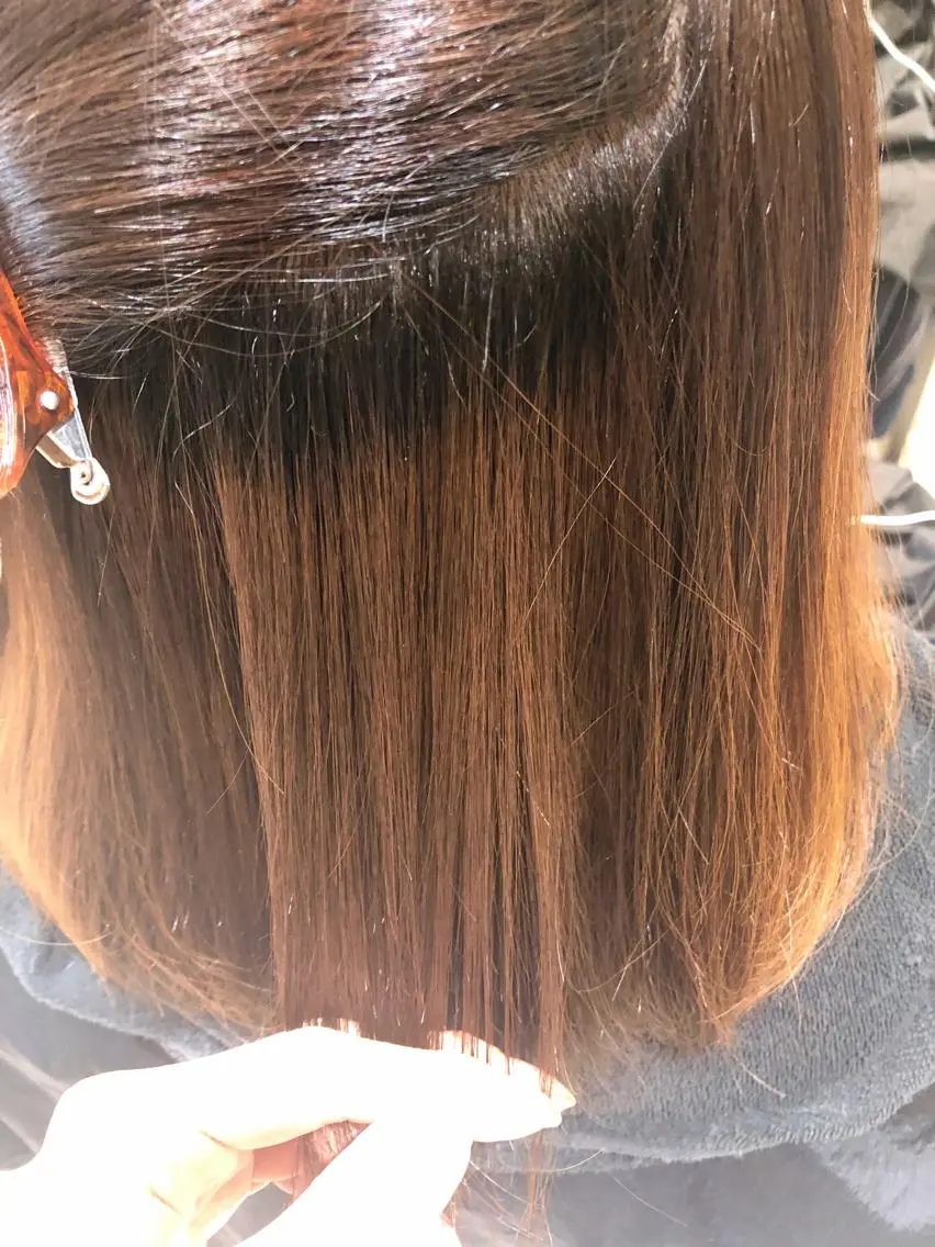 セミロング 縮毛矯正 CYNTHIADUE 店長｜ IRISUのヘアスタイル