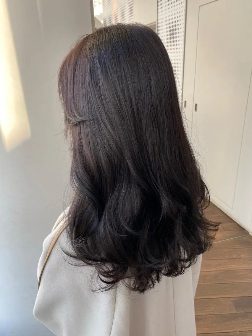 ロング レイヤーカット ロング カット ヘアカラー トリートメント 誰より丁寧なカット/ 小林輝/レイヤーのヘアスタイル