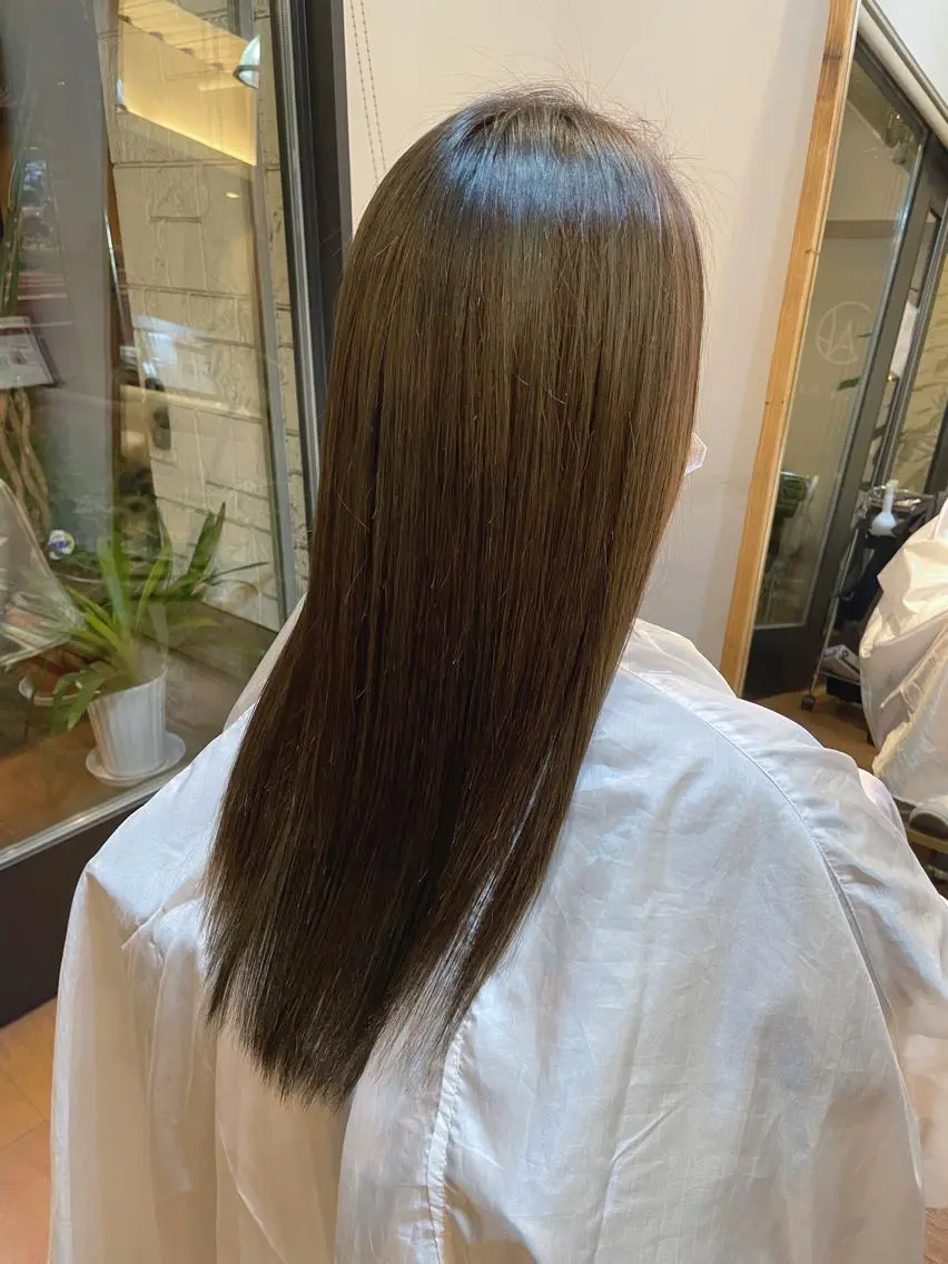 ロング カラー カット ヘアカラー 縮毛矯正 AKALA HAIR 西宮店 Juriのヘアスタイル