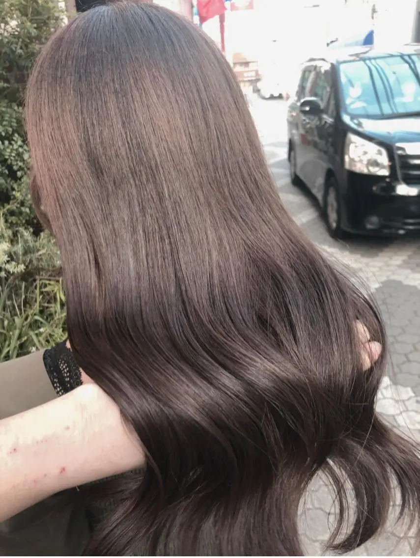 ロング カラー トリートメント 髪質改善✨自由が丘 札辻 拓未のヘアスタイル