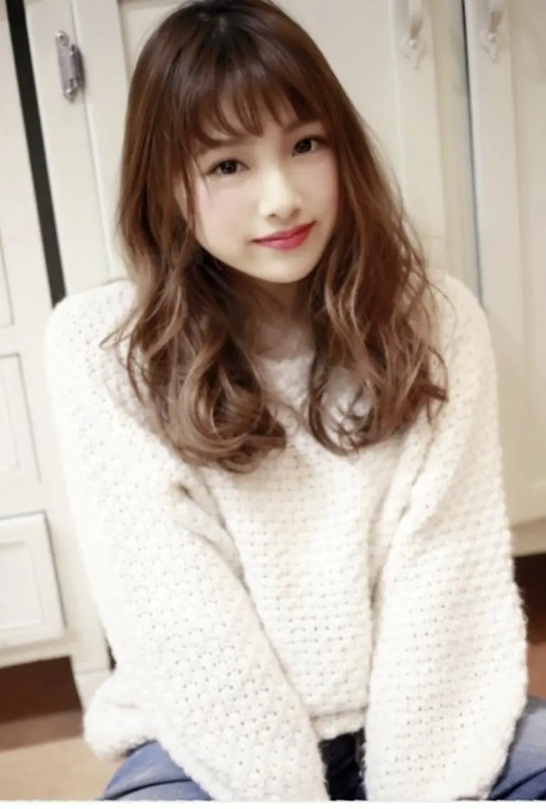 ロング 🇰🇷韓国風艶髪✨ 髪質改善 倉岡しおんのヘアスタイル