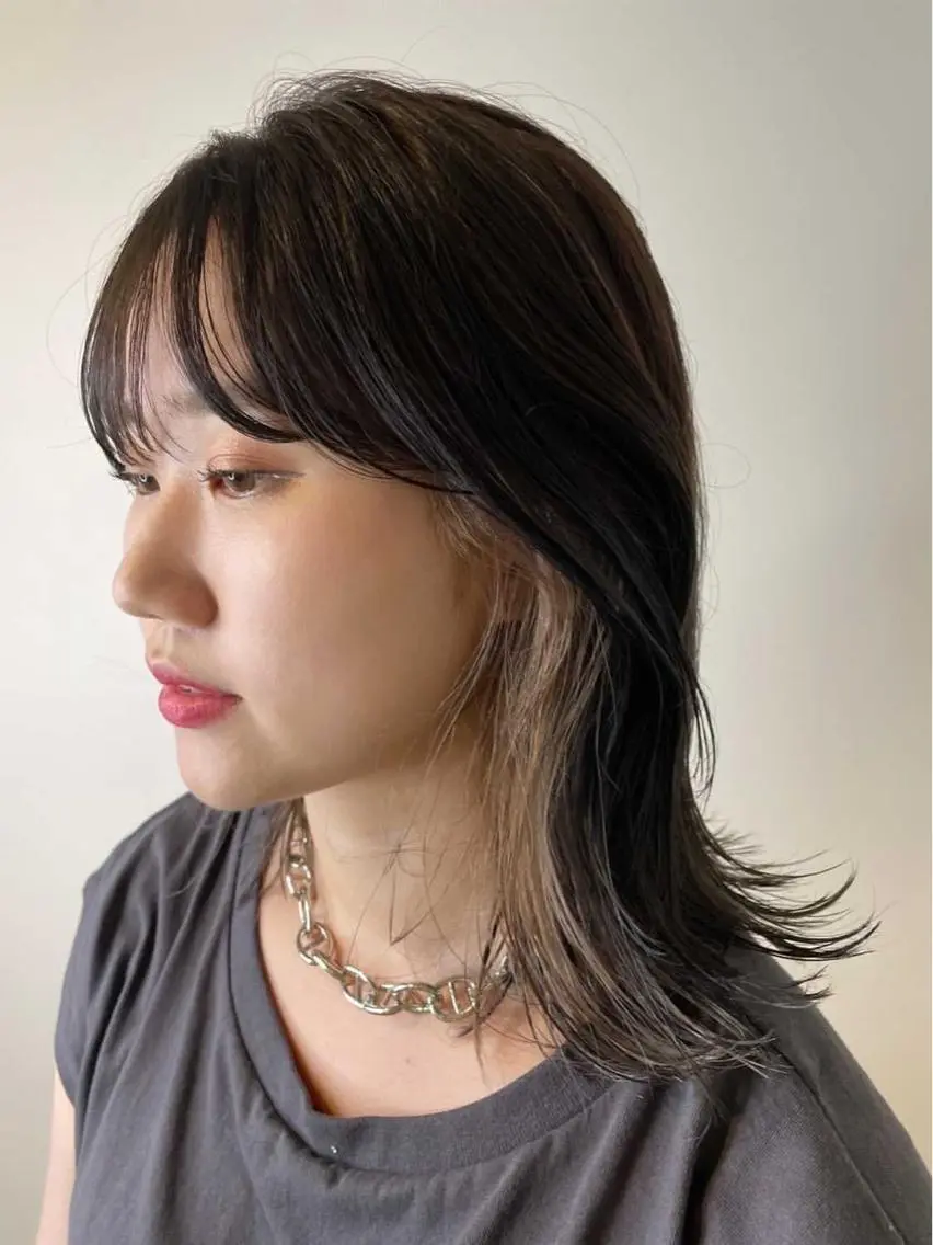 ミディアム HIBIKI/原宿 ハッシュカット🪄のヘアスタイル