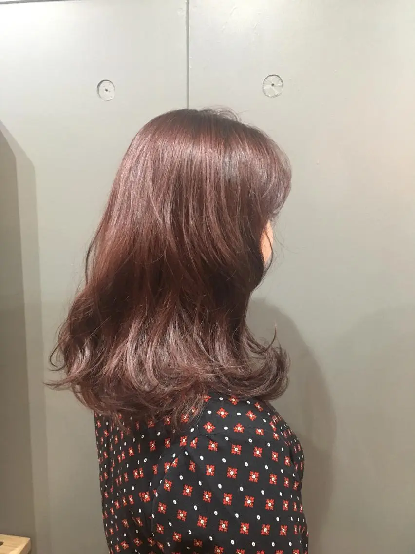 ロング カラー カット ヘアカラー Loa misakiのヘアスタイル