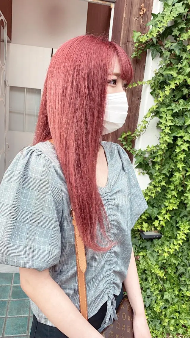 ロング カラー ヘアアレンジ カット ヘアカラー 韓国レイヤー/艶髪 WATSUKIのヘアスタイル