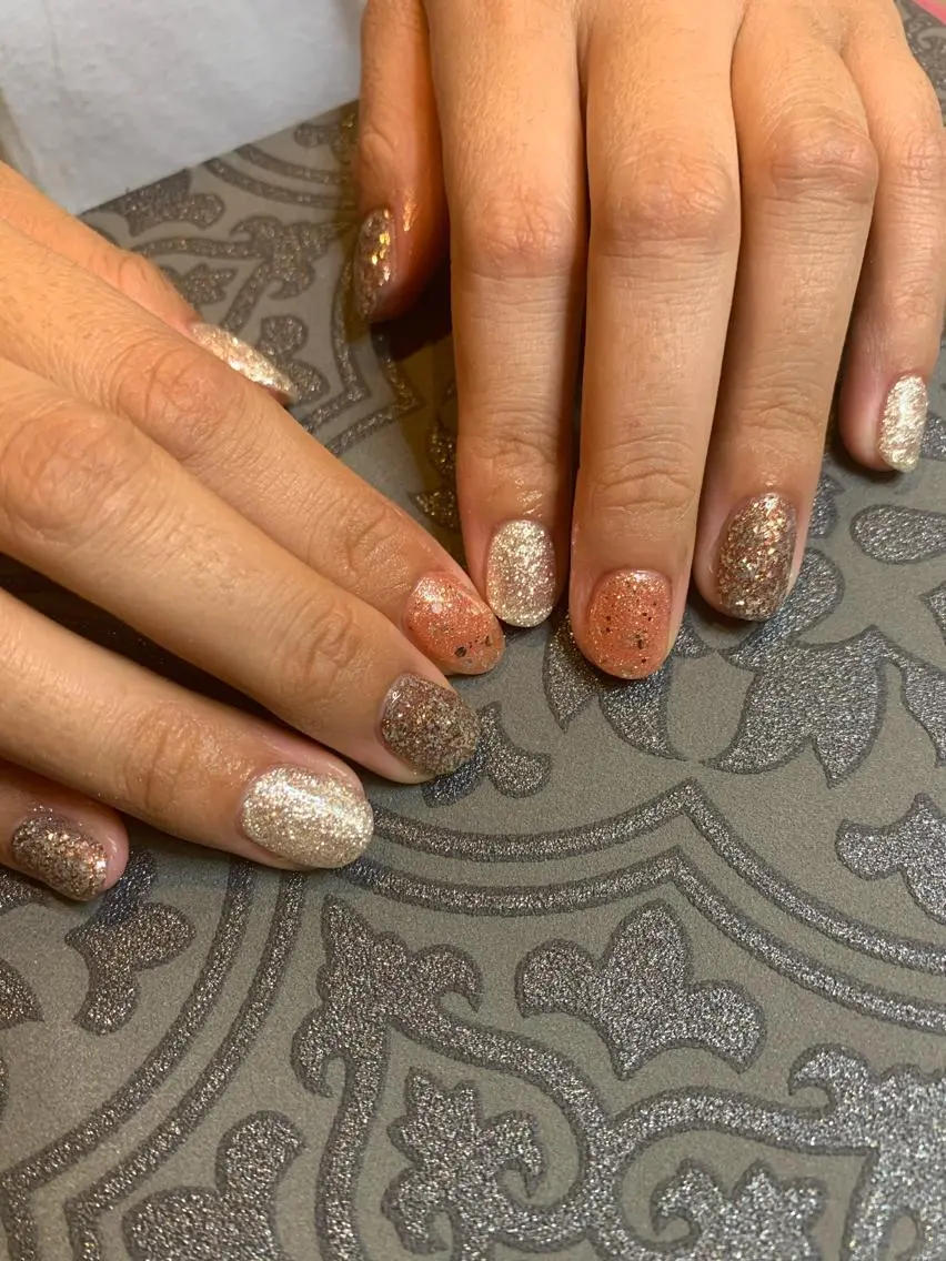 ネイル ラメ(グリッター) ハンドネイル フットネイル Adite nailのネイルデザイン