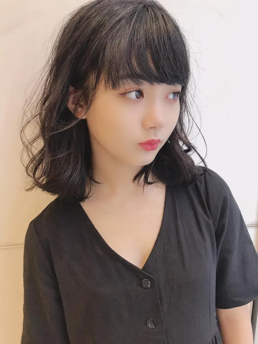 ミディアム カラー パーマ 上條 航平のヘアスタイル