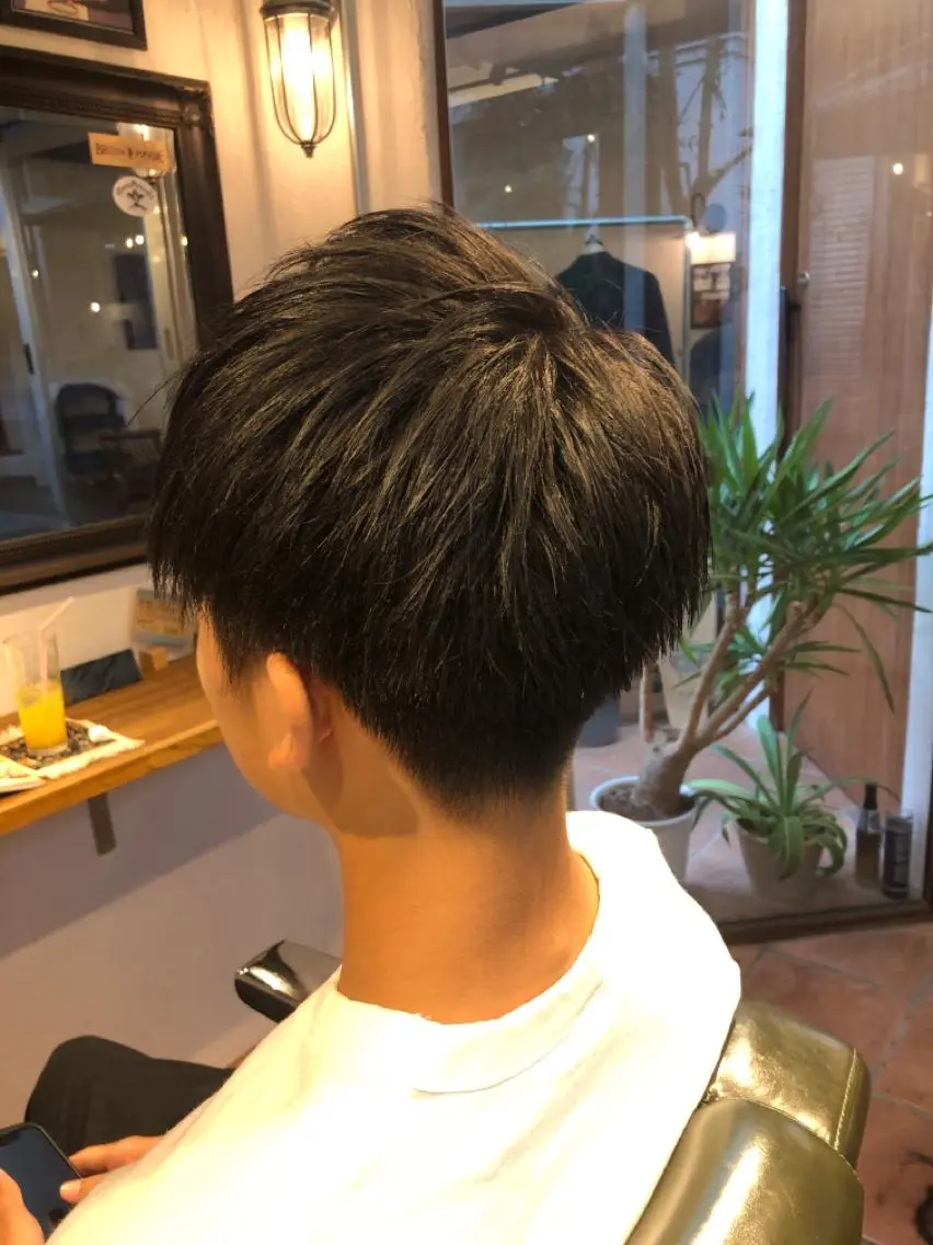 ショート メンズ カット 冨士川 英樹のヘアスタイル
