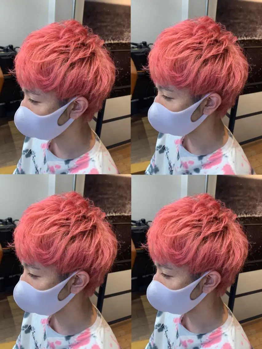 ショート 🔥メンズパーマ 特化 渡辺一翔のヘアスタイル