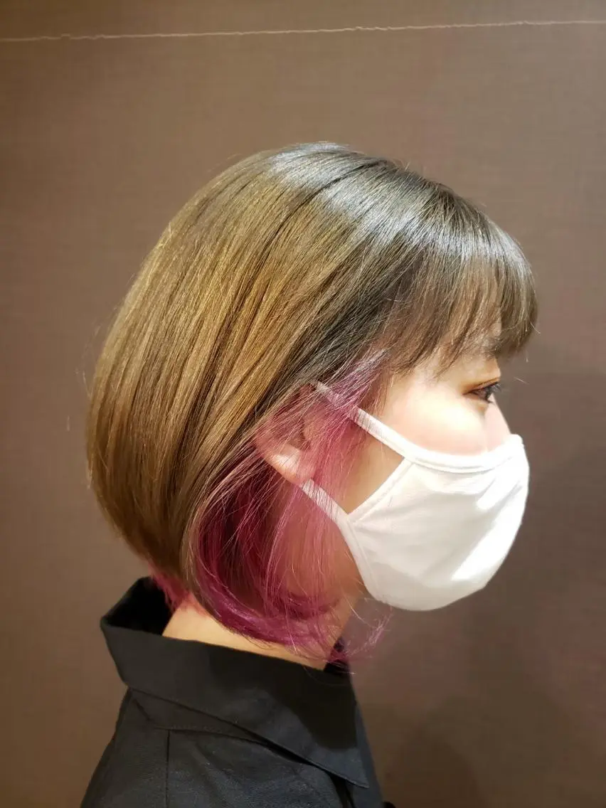 カラー 🍀小顔ショート🍀 有賀祐貴のヘアスタイル