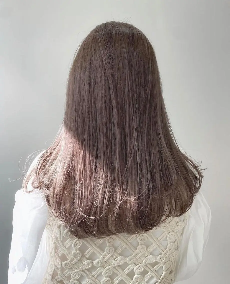 ロング カラー ベージュカラー ピンクカラー ピンクベージュ 髪質改善特化 サロン✨代表HIROのヘアスタイル