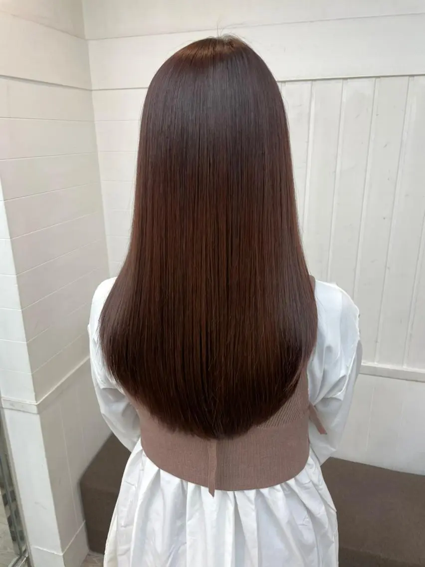 ミディアム ハイライト 髪質改善 カット ヘアカラー トリートメント N° jemica 札幌のヘアスタイル