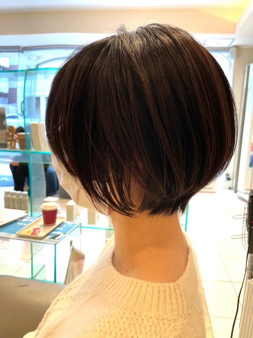 ショート カラー カット ヘアカラー トリートメント MODE K´s eau髪質改善特化のヘアスタイル
