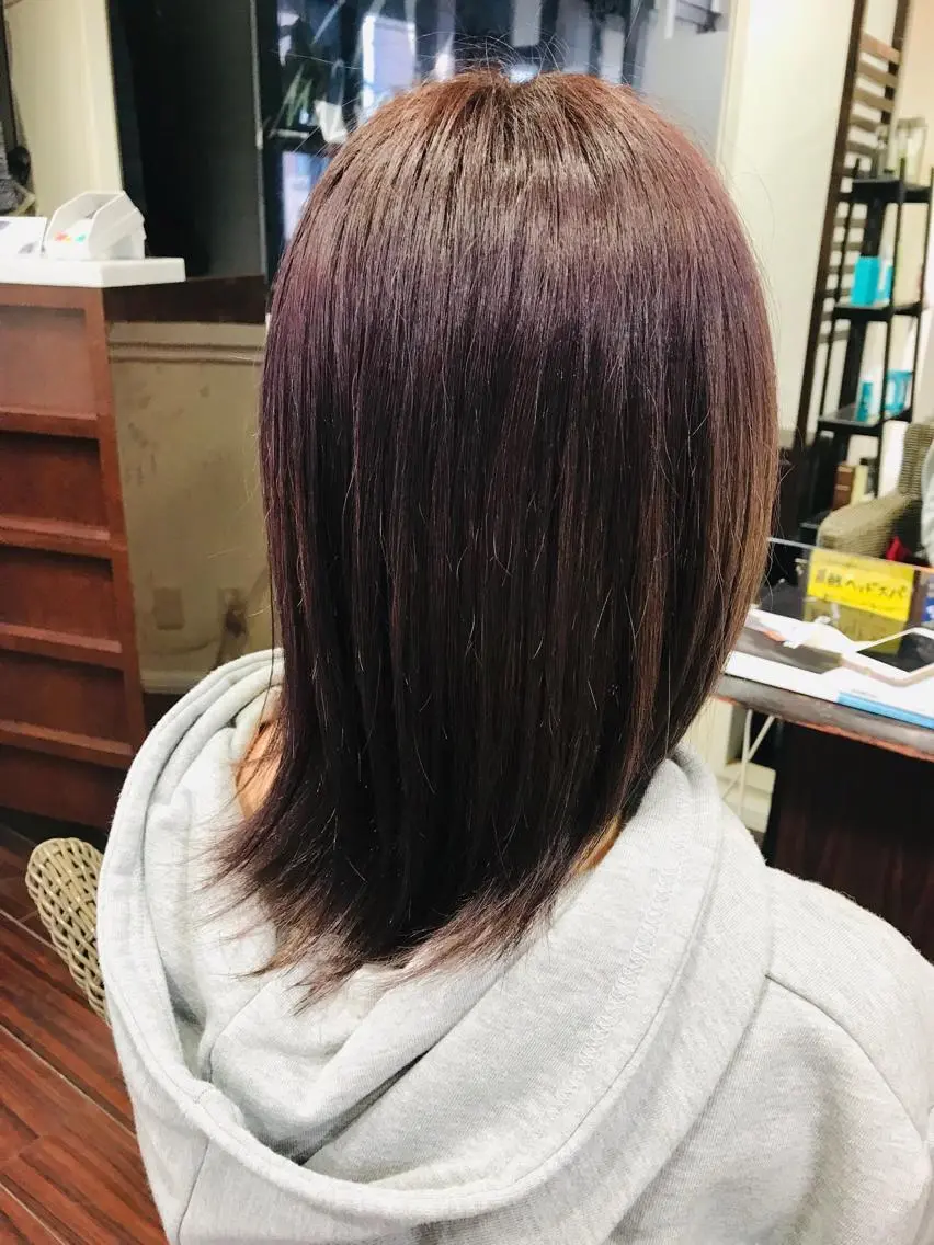 カラー アッシュ ピンクカラー ピンクアッシュ ママ美容師 ＊ヒマワリのヘアスタイル