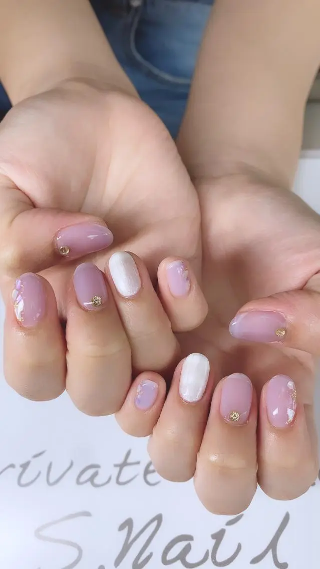 ネイル 西大分S.Nail 𓏲⋆🪸.⋆⸜🫧のネイルデザイン