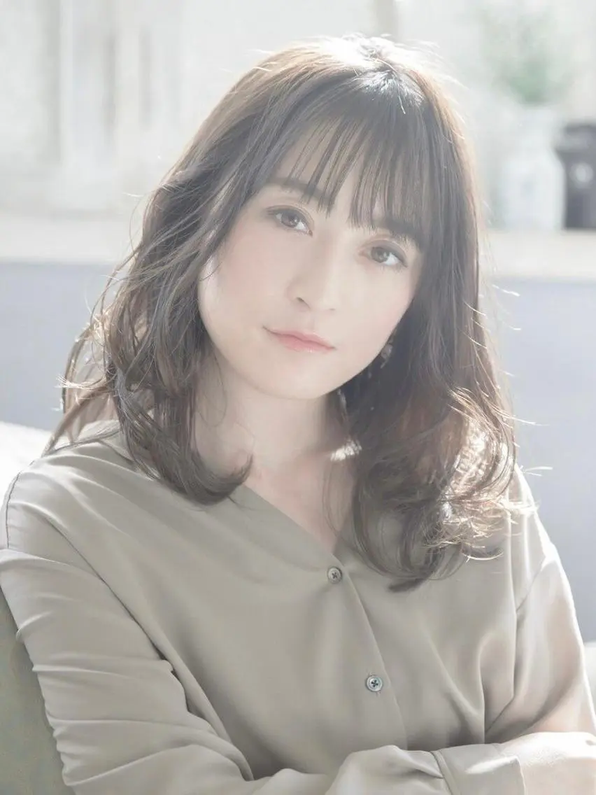 ミディアム カラー カット ヘアカラー トリートメント 似合わせカット 銀座/アライ カズヤのヘアスタイル