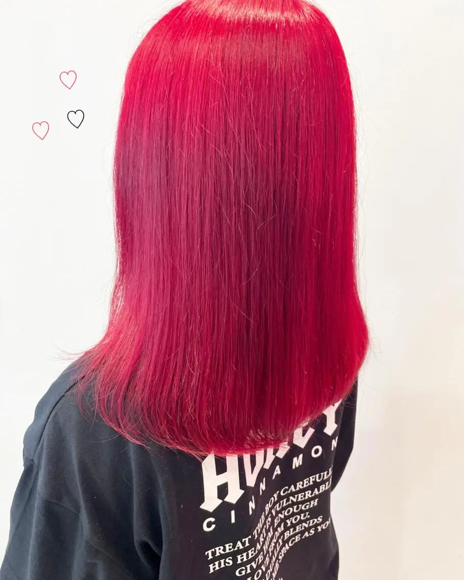 セミロング カラー 新宿駅近♡個室 ♡関口三都季🌜のヘアスタイル