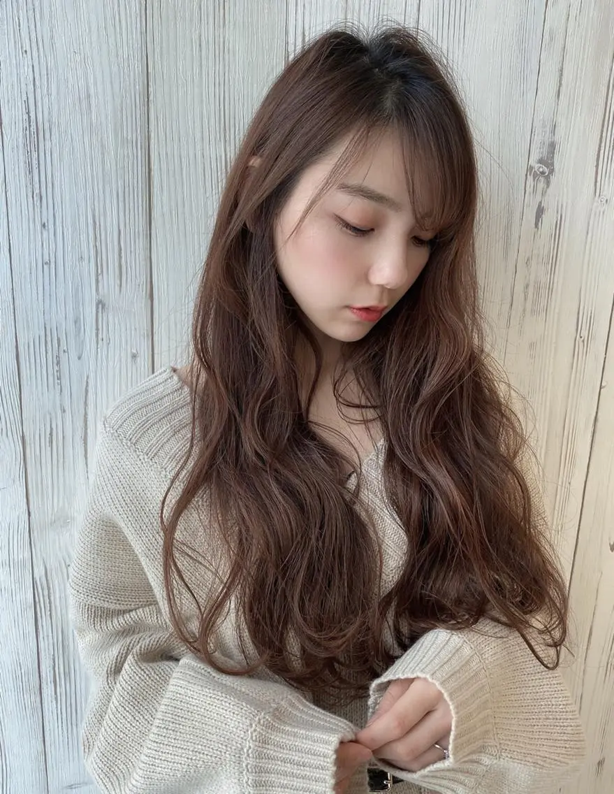 ロング レイヤーカット ロング 🎊ルービック 京橋店💛のヘアスタイル