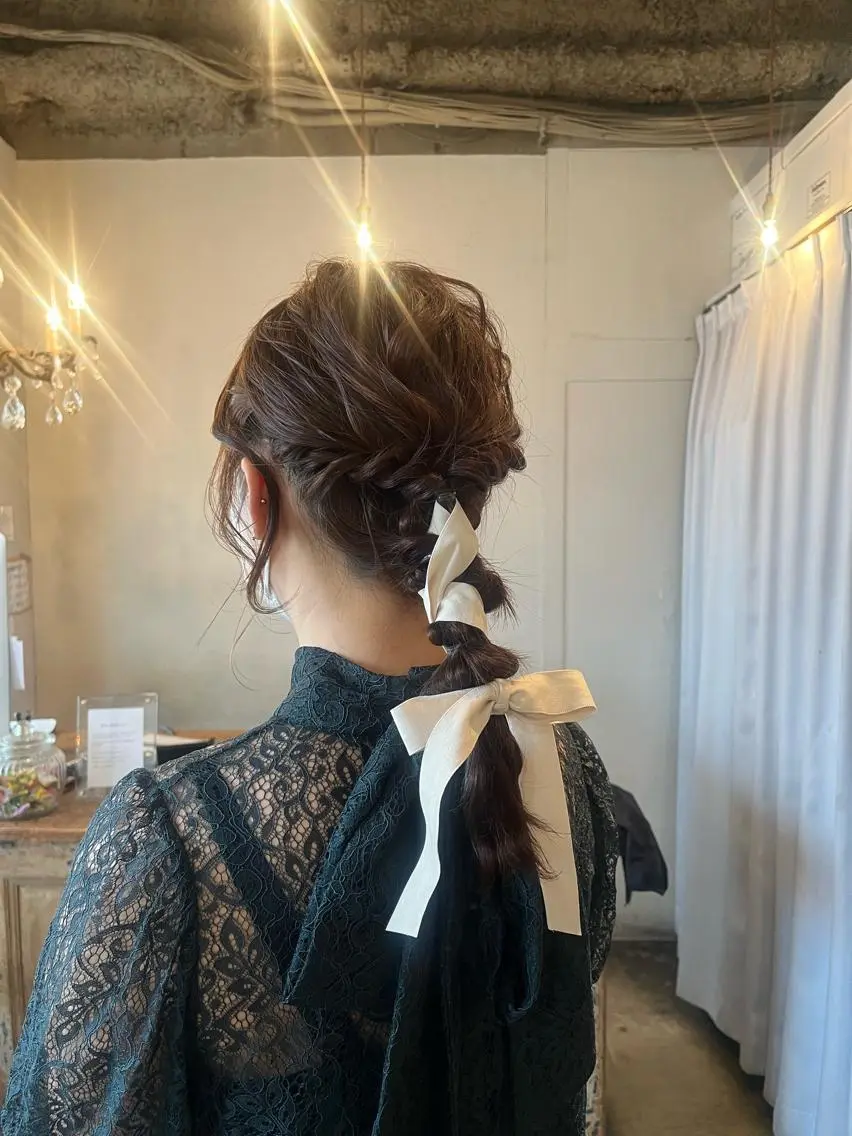 ヘアアレンジ 藤井 美歩/赤髪のヘアスタイル