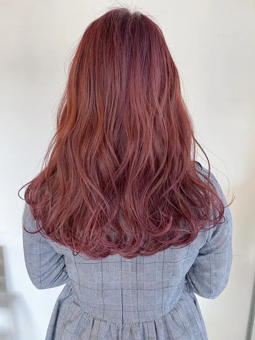 ロング カラー ピンクカラー バイオレットカラー ヘアカラー ness🎖️ カミカリスマ受賞のヘアスタイル