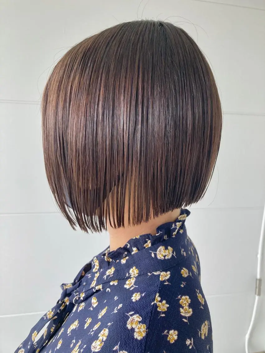 ショート 前下がりボブ ボブ タカツド ユウキのヘアスタイル