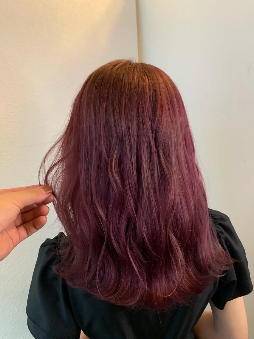 ミディアム カラー ダブルカラー ヘアカラー 似合わせ/ カラー.岡田友仁のヘアスタイル