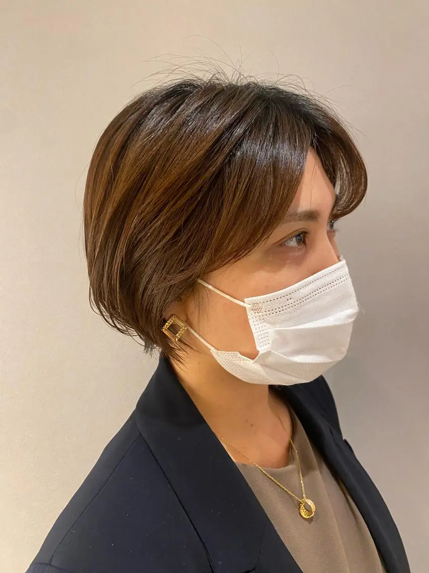 ショート ボブ ショートヘア unopulir 景山 凌のヘアスタイル