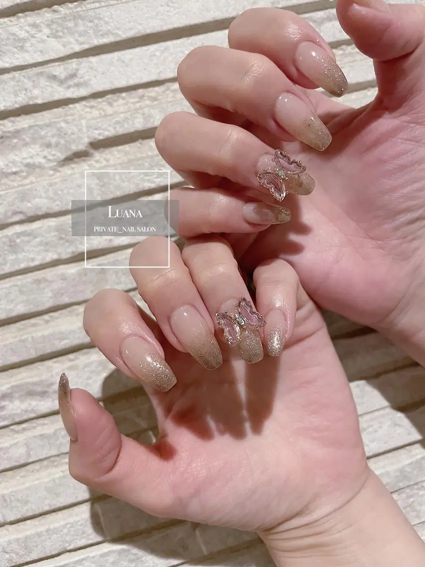 ネイル グラデーション マグネットネイル Nail Salon Luanaのネイルデザイン