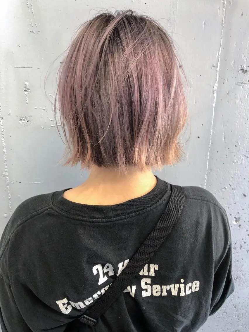 ショート ヘアカラー nessヤマサキ リュウタのヘアスタイル