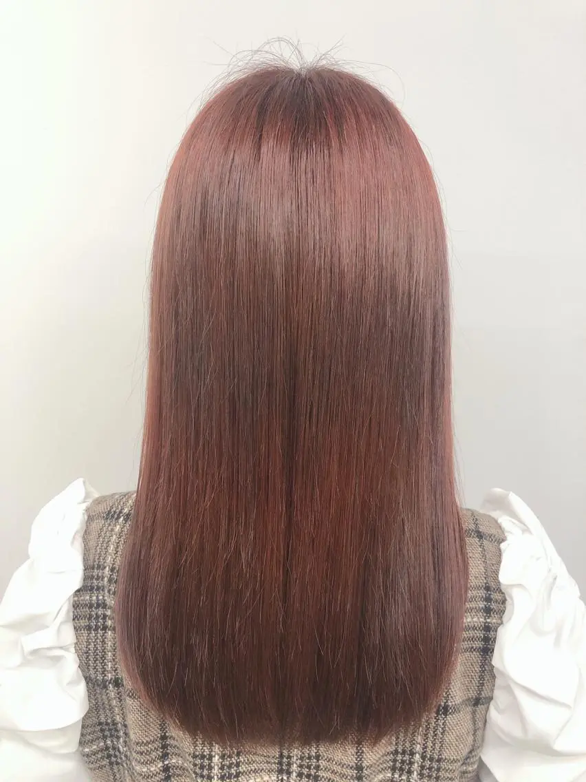 セミロング カラー ピンクカラー レッドカラー 代表 YUKI ☆のヘアスタイル
