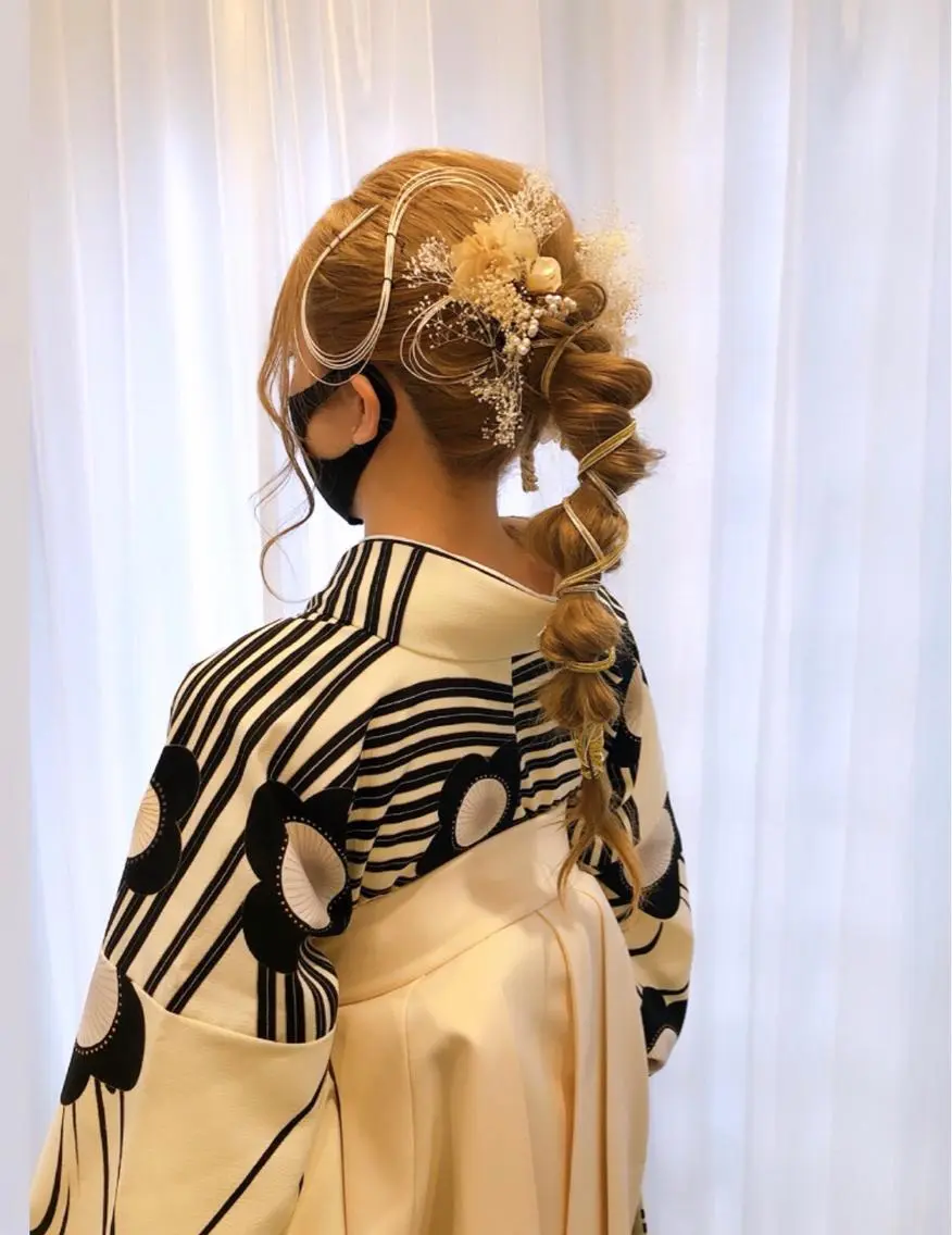 ロング ヘアアレンジ 卒業式のヘアスタイル 池田 みのりのヘアスタイル
